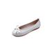 Avamo Women Ladies Girls Office Casual Nurse Slip on Flat Work School Shoes Size