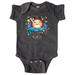 Inktastic UFO Space Bear Infant Short Sleeve Bodysuit Unisex