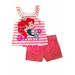 Disney Little Mermaid Infant Ariel Baby Toddler Outfit Peach Shirt Short Set