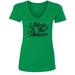 Music Is The Answer Womens V-Neck Tee