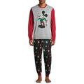 Matching Family Christmas Pajamas Men's Mickey 2-Piece Pajama Set