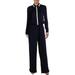 Lauren Ralph Lauren Womens Junwie Striped Button-Down Jumpsuit