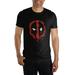 Marvel Comics Deadpool Graffiti Mask Men's Black T-Shirt Tee Shirt