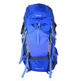 OUTAD Outdoor 60+5L Backpack Waterproof Mountaineering Climbing Bag Camping Hiking Backpacks Sport Rucksack Large CapacityBlue & grey