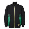 Umbro Men's Full Zip Check Jacket, Black/Green