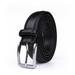 Dress Belt Men, 1.25-inch Wide Real Leather Casual Belts For Men - Black