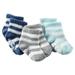 Carters Baby Boys 3-Pack Stripe Chenille Booties