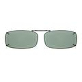 Solar Shield Unisex Gunmetal Polarized SolarShield ClipOn Sunglasses SD21