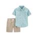 Child of Mine by Carter's Baby Boy & Toddler Boy Short-Sleeve Button-Up Shirt & Shorts Outfit Set, 2-Piece (12M-5T)