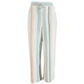 Per Se Womens Printed Linen Flowy Beach Pants Drawstring