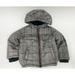 Tommy Hilfiger Boys' Fleece Lined Hooded Puffer Jacket, Steel Gray XS 5/6 NEW