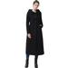 BGSD Women's Kai Hooded Full Length Long Wool Coat (Regular & Plus Size Petite)