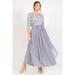 R&M Richards Long Mother of Bride Plus Size Jacket Dress