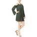 Bar Iii Womens Cold Shoulder A-Line Dress