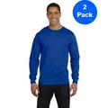 Mens 5.2 oz. ComfortSoft Cotton Long-Sleeve T-Shirt 5286 (2 PACK)