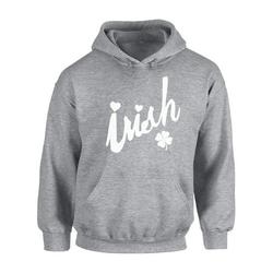 Awkward Styles Irish Hooded Sweatshirt Irish Clover Hoodie St. Patrick's Day Hoodie for Men and Women Irish Gifts Lucky Clover Hoodie Sweater St. Patricks Sweater Hoodie Four Leaf Clover Sweater