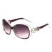 TureClos Oval-shaped Women's Sunglasses Resin Frame Summer Eyewear Female Fashion Eyeglass, Solid