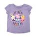 Jumping Beans Toddler Girls Purple Sparkle Peppa Pig Tee Shirt T-Shirt