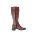 Cole Haan Cora Riding Boot Brown Leather