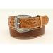 M&F Western A1022008-36 1.5 in. Men Ariat Croco Floral Tabs Belts, Tan - Size 36