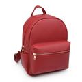 POPPY Fashion Faux Leather Backpack for Women Causal Rucksack Travel Shoulder Bag Girls School Daypack