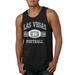 Wild Bobby City of Las Vegas LAV American Football Fantasy Fan Sports Mens Graphic Tank Top, Black, X-Large