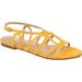 Women's Journee Collection Honey Flat Strappy Sandal