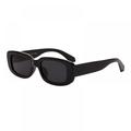 Retro Oval-shaped Hip Hop Clear Casual Colored Lens Festival Fashion Sunglasses