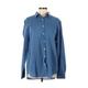 Pre-Owned Lands' End Women's Size L Tall Long Sleeve Button-Down Shirt