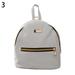 Yesbay Faux Leather Mini Backpack Girls Travel Handbag School Rucksack Bag