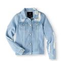 Beverly Hills Polo Club Girls 7-16 Distressed Denim Jean Jacket