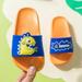 Saient For Boy Girl Cartoon Rainbow Shoes Children Dinosaur printed Slippers Summer Flip Flops Baby Indoor Beach Swimming Slipper