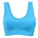 Saient Arrival Casual Women Solid Lace Fitness Bra Padded Bra Crop Top Stretch Vest