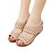 Woobling Women Wedge Platform Sandals Slingback Peep Toe Summer Shoes