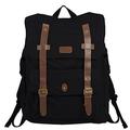 Vintage Canvas Backpack Travel Rucksack Fits 15.6 inch laptop Black