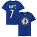 N'Golo Kante Chelsea Youth Club Name & Number T-Shirt - Blue