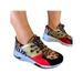 Avamo Women's Leopard Printed Lace Up Fashion Shoes Comfort Athletic Sneakers Non-slip