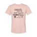 The Office Shirt, Catch You On The Flippity Flip, Michael Scott Shirt, The Office Gift, Unisex Fit, Gift For Her, Funny Shirts, Dad Shirt, Peach, LARGE