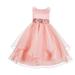 Ekidsbridal Asymmetric Ruffled Organza Sequin Flower Girl Dress Birthday Girl Dress Princess Dresses Pageant Dresses Ballroom Gown Special Occasion Dresses Junior Bridesmaid Dress 012S