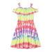 The Children's Place Girls Cold Shoulder Ruffle Tie-Dye Dress, Sizes 4-16