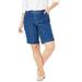 Woman Within Women's Plus Size Stretch Jean Bermuda Short