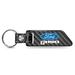 Ford F-150 2015 up Real Carbon Fiber Blade Style Black Leather Strap Key Chain