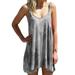 Womens Plus Size Camis Dress Lightweight Tank Dress Summer Dress Sleeveless Mini Dress