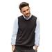 Russell Collection Mens V-Neck Sleevless Knitted Pullover Top / Jumper