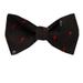 Men's Black Silk Self Tie Bowtie Tie Yourself Bow Ties