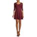 Material Girl Juniors' Lace Illusion Skater Dress