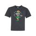 Inktastic Funny Christmas I'm the Boss Elf with Shoes and Hat Teen Short Sleeve T-Shirt Unisex Retro Heather Black XL