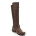 Forever Link Women's MANGO-21 Quilted Riding Boots (8.5, Brown)