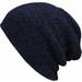 Mens Cotton Blend Knit Winter Warm Baggy Beanie Hat Skin Slouchy Skull Cap