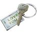 NEONBLOND Keychain I Love You Stars Green Blue Rendering